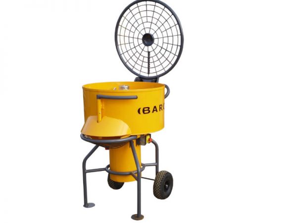 Resin driveway. Forced action mixer (200 litres)