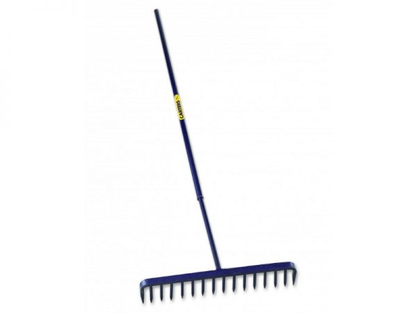 Tooth Round Tarmac Rake with Steel Shaft